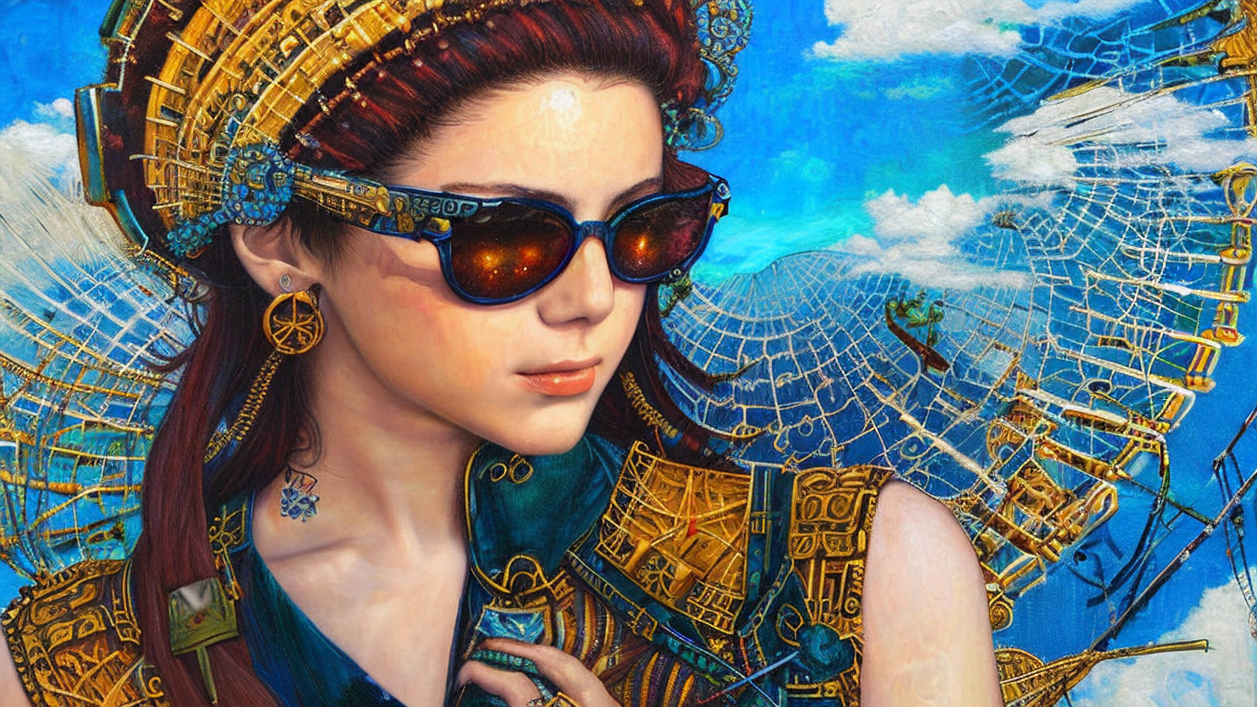 Stable Diffusion – Solarpunk summer chill